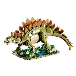 GAOMISI T2022 2022 non  THẾ GIỚI KHỦNG LONG STEGOSAURUS bộ đồ chơi xếp lắp ráp ghép mô hình 1238 khối