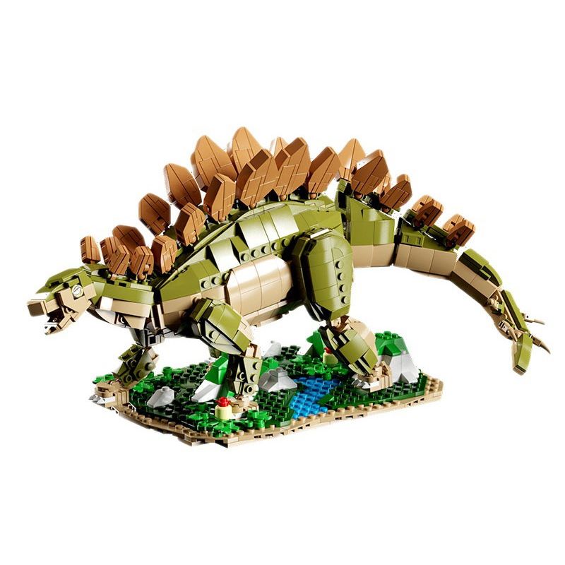 GAOMISI T2022 2022 non  THẾ GIỚI KHỦNG LONG STEGOSAURUS bộ đồ chơi xếp lắp ráp ghép mô hình 1238 khối