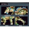 GAOMISI T2022 2022 non  THẾ GIỚI KHỦNG LONG STEGOSAURUS bộ đồ chơi xếp lắp ráp ghép mô hình 1238 khối
