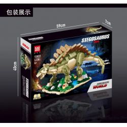 GAOMISI T2022 2022 non  THẾ GIỚI KHỦNG LONG STEGOSAURUS bộ đồ chơi xếp lắp ráp ghép mô hình 1238 khối