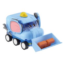 WEKKI 516035 516036 516037 516038 non  4 LOẠI XE Ô TÔ DỄ THƯƠNG ĐƯỢC GỬI ĐI CHIM BỒ CÂU CHUYỂN PHÁT NHANH NGƯỜI ĐƯA SỮA ANIU LỢN THÁM TỬ VÀ VOI XANH GẠCH bộ đồ chơi xếp lắp ráp ghép mô hình Q-CAR DISPATCH