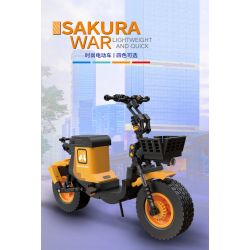 ZHEGAO 00333 non  SAKURA CHIẾN TRANH MÀU VÀNG bộ đồ chơi xếp lắp ráp ghép mô hình LIGHTWEIGHT AND QUICK 259 khối