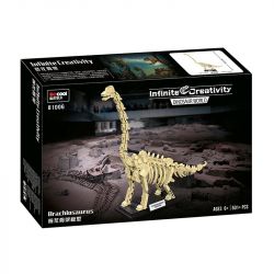 Decool 81006 Jisi 81006 non  MÔ HÌNH BỘ XƯƠNG BRACHIOSAURUS bộ đồ chơi xếp lắp ráp ghép mô hình DINOSAUR WORLD BRACHIOSAURUS 501 khối