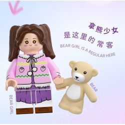 WEKKI 516801 non  CON NGỰA TƯỞNG TƯỢNG bộ đồ chơi xếp lắp ráp ghép mô hình 421 khối