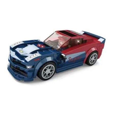 WOMA C0327-1 0327-1 C0327-2 0327-2 C0327-3 0327-3 C0327-4 0327-4 non  ĐUA XE SIÊU ANH HÙNG 4 LOẠI bộ đồ chơi xếp lắp ráp ghép mô hình Super Heroes SUPER THUNDERING Siêu Nhân Anh Hùng 716 khối