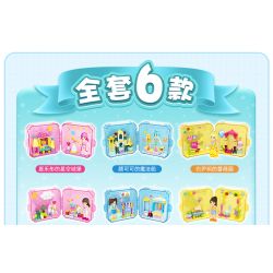 WISE BLOCK HA383016 383016 non  HỘP CHUYỂN ĐỔI BỎ TÚI 6 KIỂU bộ đồ chơi xếp lắp ráp ghép mô hình Balala The Fairies Các Nàng Tiên Nhỏ Tinh Nghịch