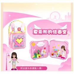 WISE BLOCK HA383016 383016 non  HỘP CHUYỂN ĐỔI BỎ TÚI 6 KIỂU bộ đồ chơi xếp lắp ráp ghép mô hình Balala The Fairies Các Nàng Tiên Nhỏ Tinh Nghịch