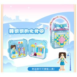 WISE BLOCK HA383016 383016 non  HỘP CHUYỂN ĐỔI BỎ TÚI 6 KIỂU bộ đồ chơi xếp lắp ráp ghép mô hình Balala The Fairies Các Nàng Tiên Nhỏ Tinh Nghịch