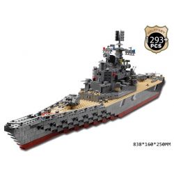 Kazi KY82012 82012 non  TÀU CHIẾN PHÁT XÍT ĐỨC BISMARCK bộ đồ chơi xếp lắp ráp ghép mô hình Century Military CENTURY MILITARY BISMARCK CRUISER Quân Đội Thế Kỷ 1297 khối