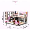 ZHEGAO 00338 non  NGÔI NHÀ ĐẸP bộ đồ chơi xếp lắp ráp ghép mô hình Creator NICE ROOMS Sáng Tạo 1220 khối