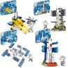 KUYU MOXING 3002 non  BIỂN SAO 4 MÔ HÌNH CHANG'E-1 LONG MARCH-1 TRẠM VŨ TRỤ TRUNG QUỐC MARCH-5 bộ đồ chơi xếp lắp ráp ghép mô hình City SEA OF STARS Thành Phố 740 khối