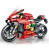 JUHANG TECHNOLOGY 85004 non  MÔ TÔ DUCATI V4R tỷ lệ 1:5 bộ đồ chơi xếp lắp ráp ghép mô hình  Kỹ Thuật Công Nghệ Cao Mô Hình Phương Tiện 1966 khối