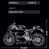 JUHANG TECHNOLOGY 85004 non  MÔ TÔ DUCATI V4R tỷ lệ 1:5 bộ đồ chơi xếp lắp ráp ghép mô hình  Kỹ Thuật Công Nghệ Cao Mô Hình Phương Tiện 1966 khối