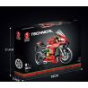 JUHANG TECHNOLOGY 85004 non  MÔ TÔ DUCATI V4R tỷ lệ 1:5 bộ đồ chơi xếp lắp ráp ghép mô hình  Kỹ Thuật Công Nghệ Cao Mô Hình Phương Tiện 1966 khối