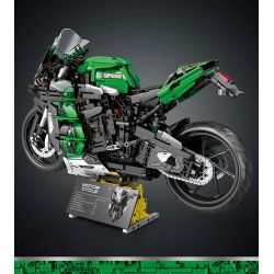 JUHANG TECHNOLOGY 85003 non  KAWASAKI H2 SX SE tỷ lệ 1:5 bộ đồ chơi xếp lắp ráp ghép mô hình  Kỹ Thuật Công Nghệ Cao Mô Hình Phương Tiện 2088 khối