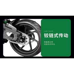 JUHANG TECHNOLOGY 85003 non  KAWASAKI H2 SX SE tỷ lệ 1:5 bộ đồ chơi xếp lắp ráp ghép mô hình  Kỹ Thuật Công Nghệ Cao Mô Hình Phương Tiện 2088 khối