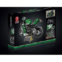 JUHANG TECHNOLOGY 85003 non  KAWASAKI H2 SX SE tỷ lệ 1:5 bộ đồ chơi xếp lắp ráp ghép mô hình  Kỹ Thuật Công Nghệ Cao Mô Hình Phương Tiện 2088 khối
