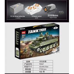 LWCK 90047 non  XE TĂNG HẠNG NẶNG HỔ bộ đồ chơi xếp lắp ráp ghép mô hình Creator TANK TIGER Sáng Tạo 2034 khối
