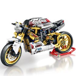 JUHANG TECHNOLOGY 82006 non  DUCATI STREET FIGHTER V4S bộ đồ chơi xếp lắp ráp ghép mô hình  DUCATI V4S Kỹ Thuật Công Nghệ Cao Mô Hình Phương Tiện 890 khối