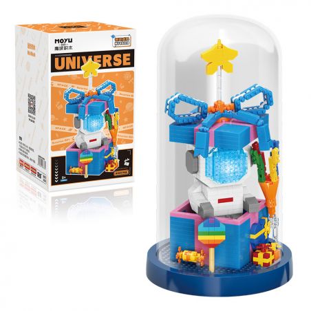 MOYU BLOCK MY95009 95009 non  HỘP QUÀ BẤT NGỜ bộ đồ chơi xếp lắp ráp ghép mô hình UNIVERSE 1042 khối