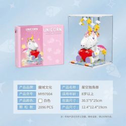 MOYU BLOCK MY97004 97004 non  NGÔI SAO KỲ LÂN bộ đồ chơi xếp lắp ráp ghép mô hình Creator UNICORN Sáng Tạo 2096 khối