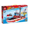 MINGDI C020 non  ĐỘI CỨU HỎA bộ đồ chơi xếp lắp ráp ghép mô hình City URBAN FIRE PROTECTION Thành Phố 408 khối