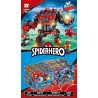 LY 77015 non  SPIDER-MAN MECHA 4 LOẠI GIÁP NGƯỜI NHỆN XE TĂNG ĐEN VENOM CARNAGE bộ đồ chơi xếp lắp ráp ghép mô hình Super Heroes SPIDER HERO Siêu Nhân Anh Hùng 459 khối