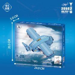 WEIGHT 2050 non  MÁY BAY VẬN TẢI QUÂN SỰ CỠ LỚN YUN 20 bộ đồ chơi xếp lắp ráp ghép mô hình Military Army Y-20 TRANSPORT PLANE Quân Sự Bộ Đội 458 khối