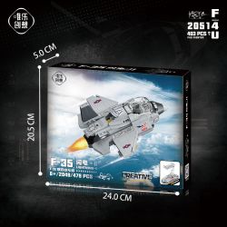 WEIGHT 2049 non  MÁY BAY CHIẾN ĐẤU F-35 bộ đồ chơi xếp lắp ráp ghép mô hình Military Army F35 Quân Sự Bộ Đội 479 khối