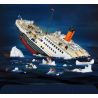 LOZ 1060 non  TÀU TITANIC bộ đồ chơi xếp lắp ráp ghép mô hình Creator Sáng Tạo 2882 khối