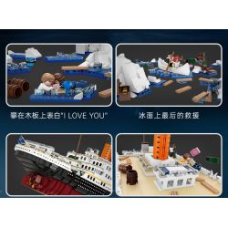 LOZ 1060 non  TÀU TITANIC bộ đồ chơi xếp lắp ráp ghép mô hình Creator Sáng Tạo 2882 khối