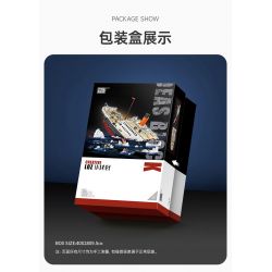 LOZ 1060 non  TÀU TITANIC bộ đồ chơi xếp lắp ráp ghép mô hình Creator Sáng Tạo 2882 khối