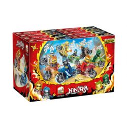 ELEPHANT JX1235 1235 non  8 TỐC ĐỘ XE ĐẠP bộ đồ chơi xếp lắp ráp ghép mô hình The  Ninjago Movie NINJA LEGACY Ninja Lốc Xoáy 250 khối