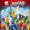 ELEPHANT JX1235 1235 non  8 TỐC ĐỘ XE ĐẠP bộ đồ chơi xếp lắp ráp ghép mô hình The  Ninjago Movie NINJA LEGACY Ninja Lốc Xoáy 250 khối