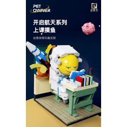 QIZHILE E01010 01010 non  CÁ TRONG LỚP bộ đồ chơi xếp lắp ráp ghép mô hình