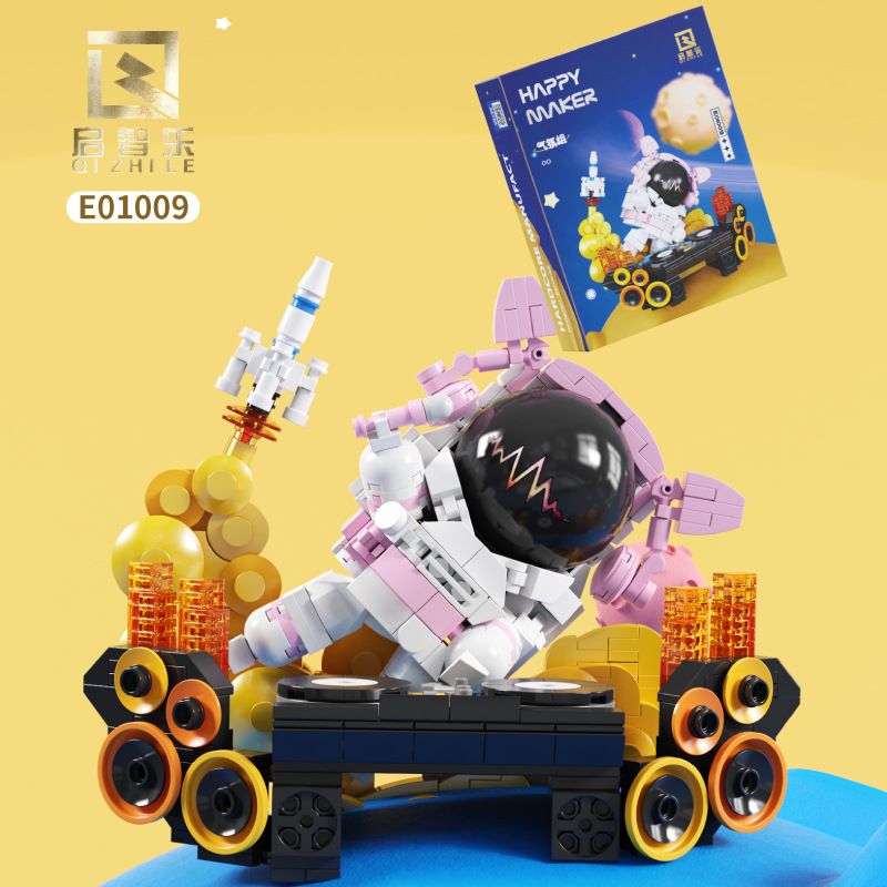 QIZHILE E01009 01009 non  NHÓM KHÍ QUYỂN bộ đồ chơi xếp lắp ráp ghép mô hình