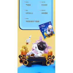 QIZHILE E01009 01009 non  NHÓM KHÍ QUYỂN bộ đồ chơi xếp lắp ráp ghép mô hình