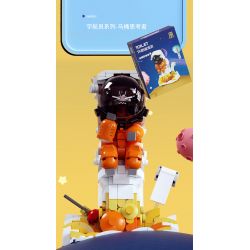 QIZHILE E01008 01008 non  NHÀ TƯ TƯỞNG VỆ SINH bộ đồ chơi xếp lắp ráp ghép mô hình