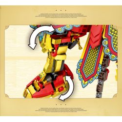 JUHANG TECHNOLOGY 669 non  SỰ TRỞ LẠI CỦA NHÀ HIỀN TRIẾT VĨ ĐẠI bộ đồ chơi xếp lắp ráp ghép mô hình 1288 khối