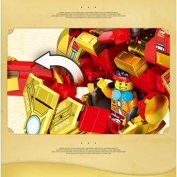 JUHANG TECHNOLOGY 669 non  SỰ TRỞ LẠI CỦA NHÀ HIỀN TRIẾT VĨ ĐẠI bộ đồ chơi xếp lắp ráp ghép mô hình 1288 khối