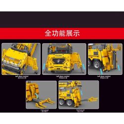 TA GAOLE T4017 4017 non  XE CỨU HỎA bộ đồ chơi xếp lắp ráp ghép mô hình  FIRE ENGINE Kỹ Thuật Công Nghệ Cao Mô Hình Phương Tiện 4960 khối