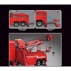 TA GAOLE T4017 4017 non  XE CỨU HỎA bộ đồ chơi xếp lắp ráp ghép mô hình  FIRE ENGINE Kỹ Thuật Công Nghệ Cao Mô Hình Phương Tiện 4960 khối