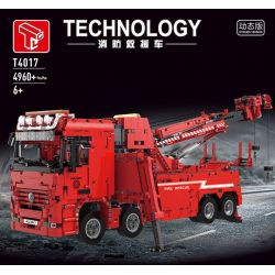 TA GAOLE T4017 4017 non  XE CỨU HỎA bộ đồ chơi xếp lắp ráp ghép mô hình  FIRE ENGINE Kỹ Thuật Công Nghệ Cao Mô Hình Phương Tiện 4960 khối