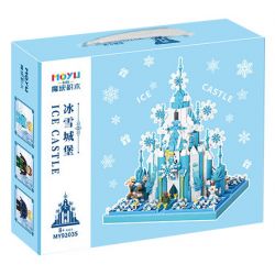 MOYU BLOCK MY92035 92035 non  LÂU ĐÀI BĂNG bộ đồ chơi xếp lắp ráp ghép mô hình Girl ICE CASTLE Con Gái 3386 khối