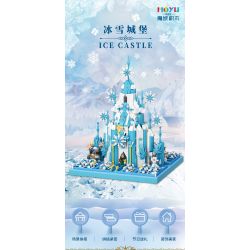 MOYU BLOCK MY92035 92035 non  LÂU ĐÀI BĂNG bộ đồ chơi xếp lắp ráp ghép mô hình Girl ICE CASTLE Con Gái 3386 khối