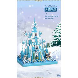 MOYU BLOCK MY92035 92035 non  LÂU ĐÀI BĂNG bộ đồ chơi xếp lắp ráp ghép mô hình Girl ICE CASTLE Con Gái 3386 khối