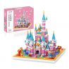 MOYU BLOCK MY92031 92031 non  LÂU ĐÀI MÀU HỒNG bộ đồ chơi xếp lắp ráp ghép mô hình Girl PINK CASTLE Con Gái 2988 khối