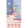 MOYU BLOCK MY92031 92031 non  LÂU ĐÀI MÀU HỒNG bộ đồ chơi xếp lắp ráp ghép mô hình Girl PINK CASTLE Con Gái 2988 khối