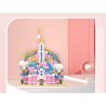 MOYU BLOCK MY92031 92031 non  LÂU ĐÀI MÀU HỒNG bộ đồ chơi xếp lắp ráp ghép mô hình Girl PINK CASTLE Con Gái 2988 khối