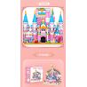MOYU BLOCK MY92031 92031 non  LÂU ĐÀI MÀU HỒNG bộ đồ chơi xếp lắp ráp ghép mô hình Girl PINK CASTLE Con Gái 2988 khối